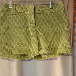 LOFT Green Geometric Women's Shorts